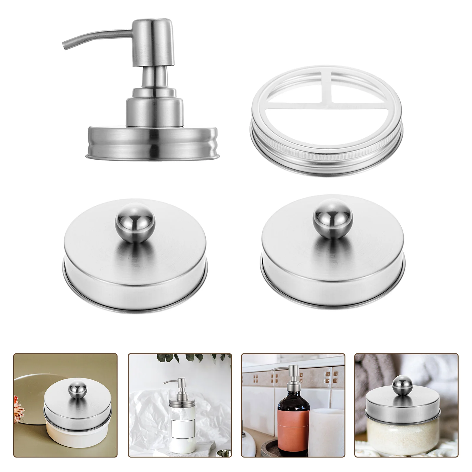 

1 Набор, диспенсер для крышек из нержавеющей стали, аксессуары для дома