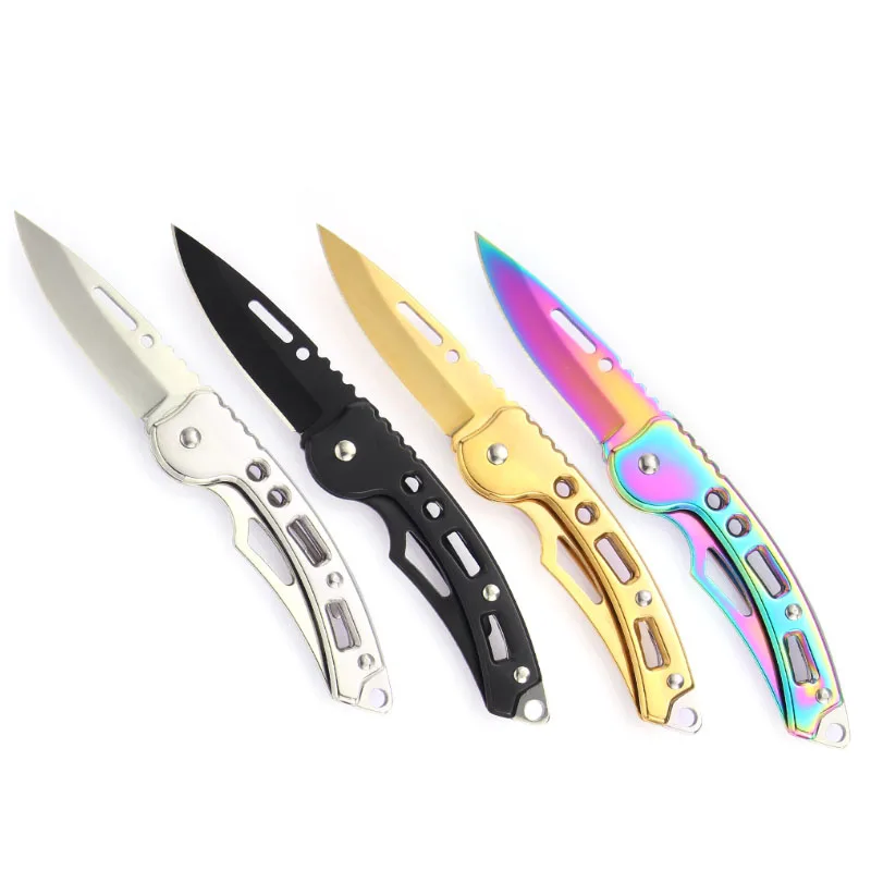 Складной нож-брелок из нержавеющей стали Многофункциональный ручной инструмент