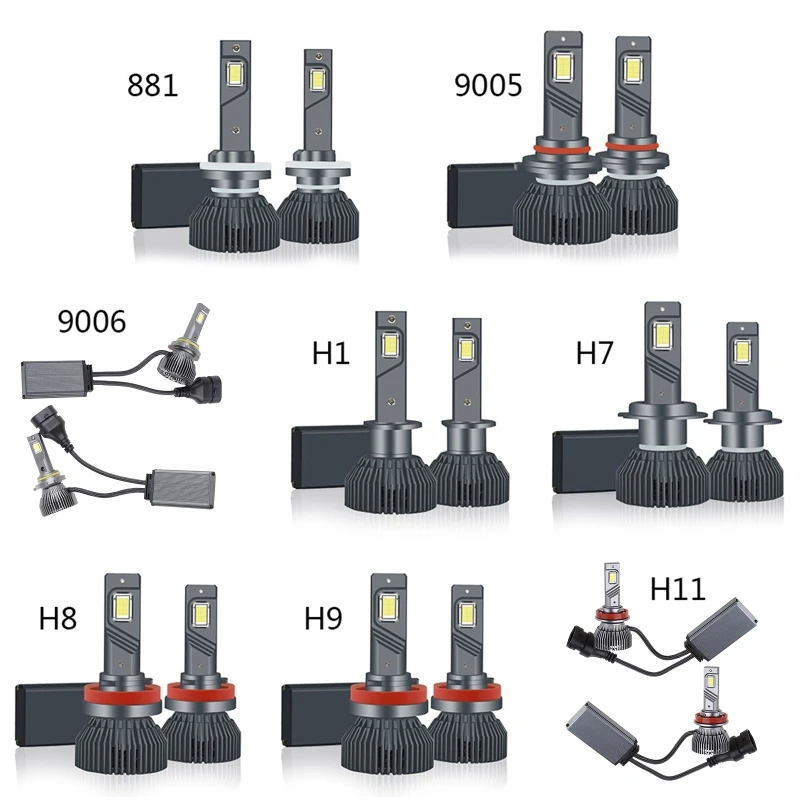 

2x H8 H9 H11 H7 9005 Bulb LED Headlight Conversion Kit Car Fog Lamp 40000LM 120W