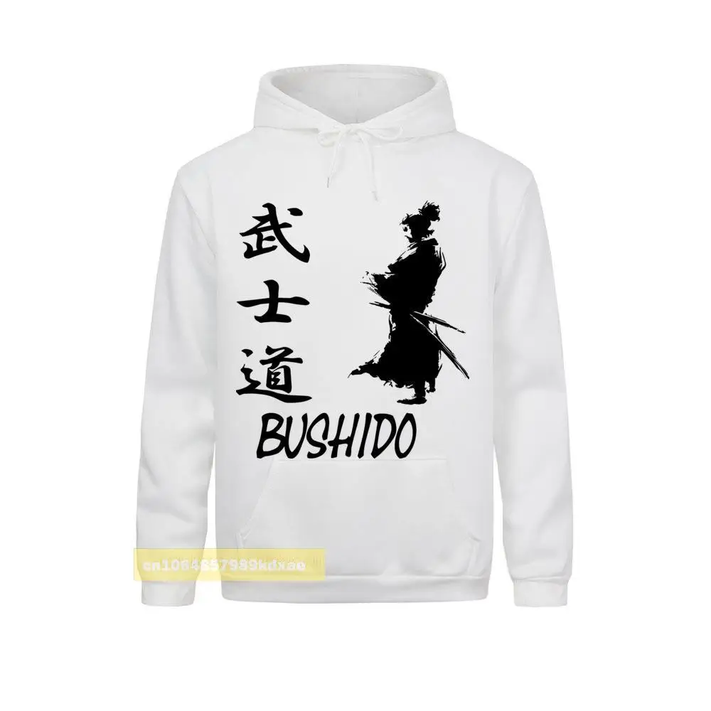 

Bushido Men's Pullover Hoodie Japanese Martial Arts Way Of The Samurai Hipster Cotton Fitness Tees Crew Neck Hoodie Adult