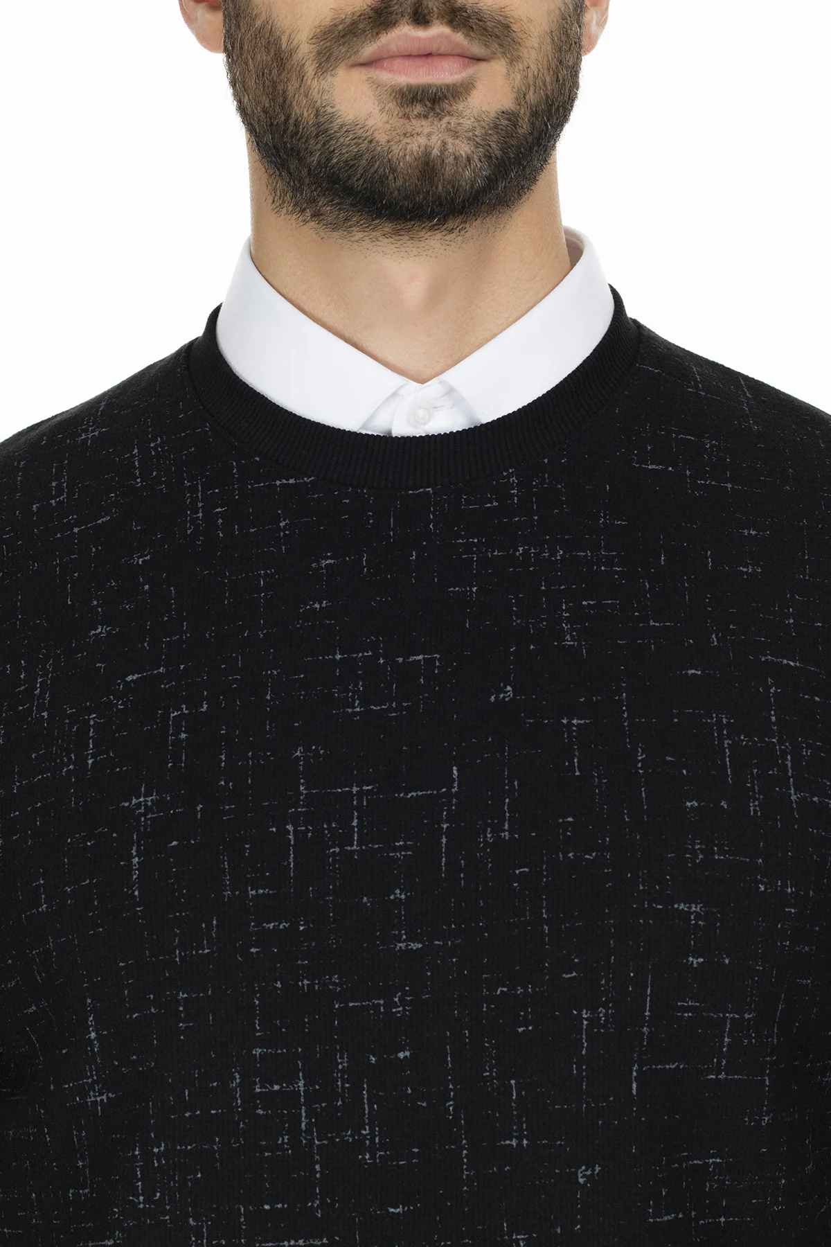 Мужская повседневная спортивная толстовка Buratti с круглым вырезом и длинным рукавом Повседневная Толстовка