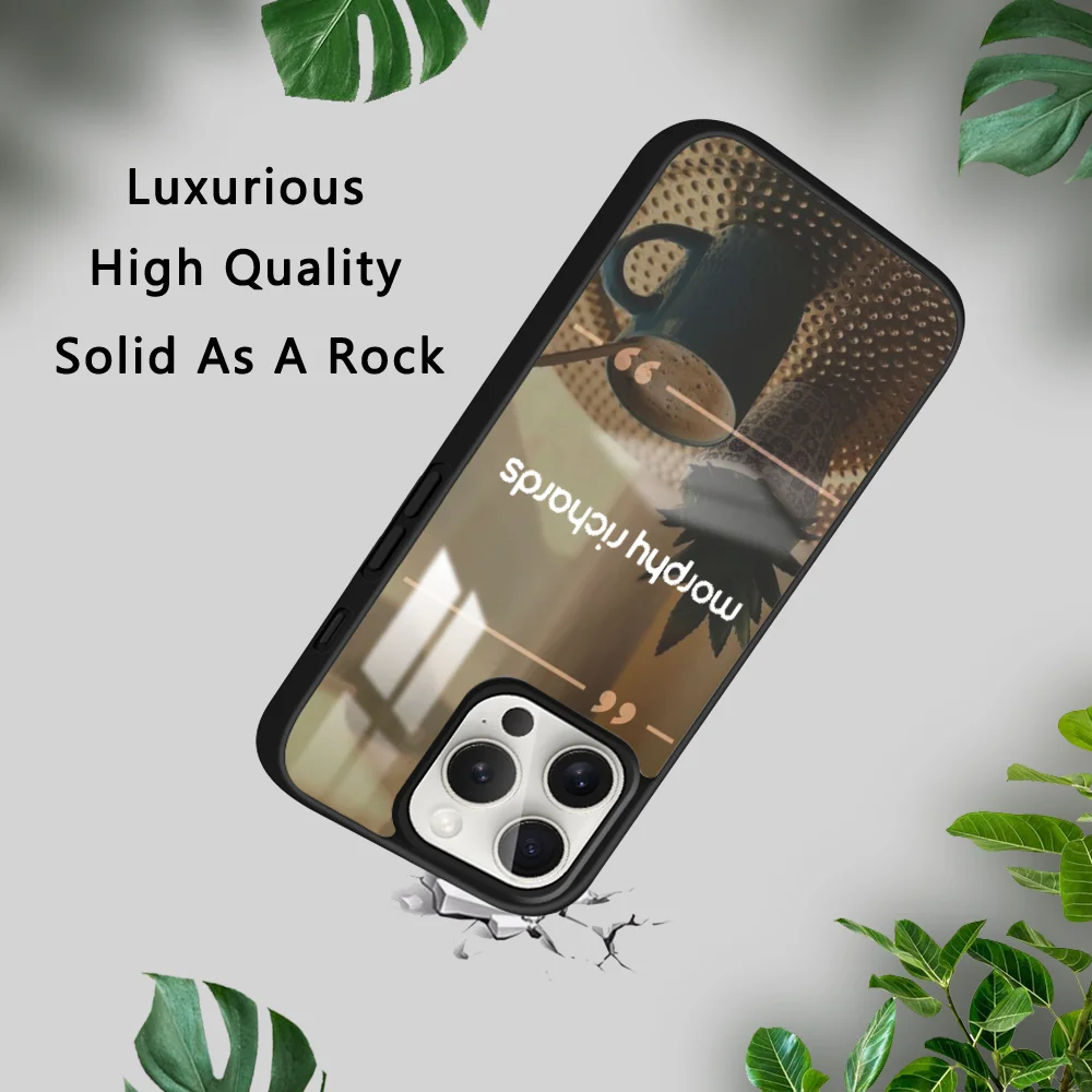 Твердый чехол M-морфий-Ричард кофе для iPhone 16 15 14 13 12 11 Pro Xs Max Mini Plus Celulares