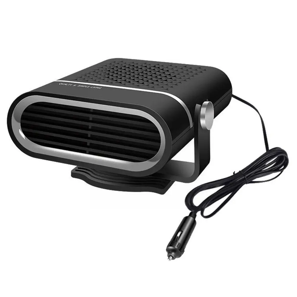 

12V 24V Car Mounted Heater ABS Portable Auto Demister Heating Cooling Fan For Car Track Interior Accessories O8L3