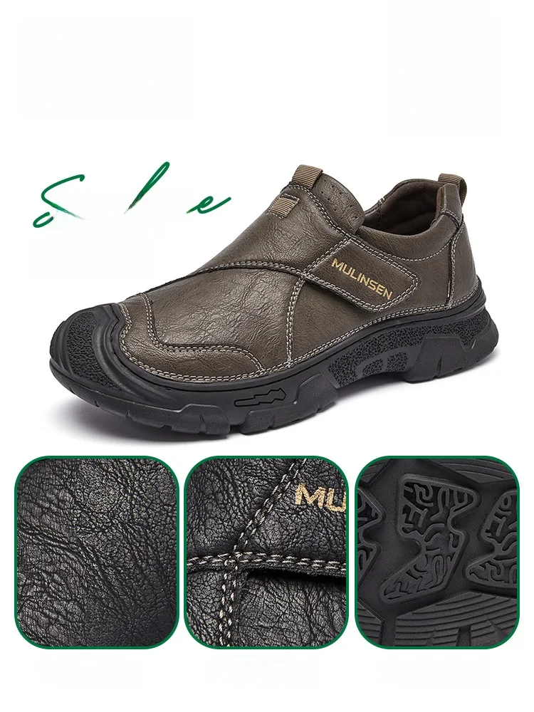 Мужская обувь Mulinsen нескользящая уличная рабочая для отдыха мужская удобная