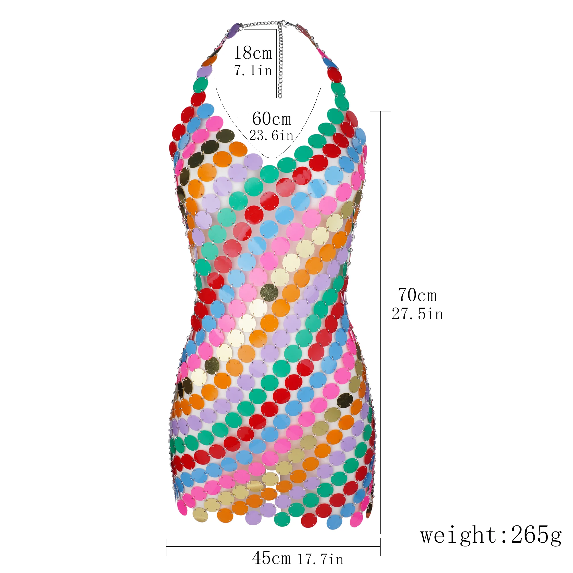 Женская Блестящая цепочка для платья сексуальная блестящая юбка с открытой
