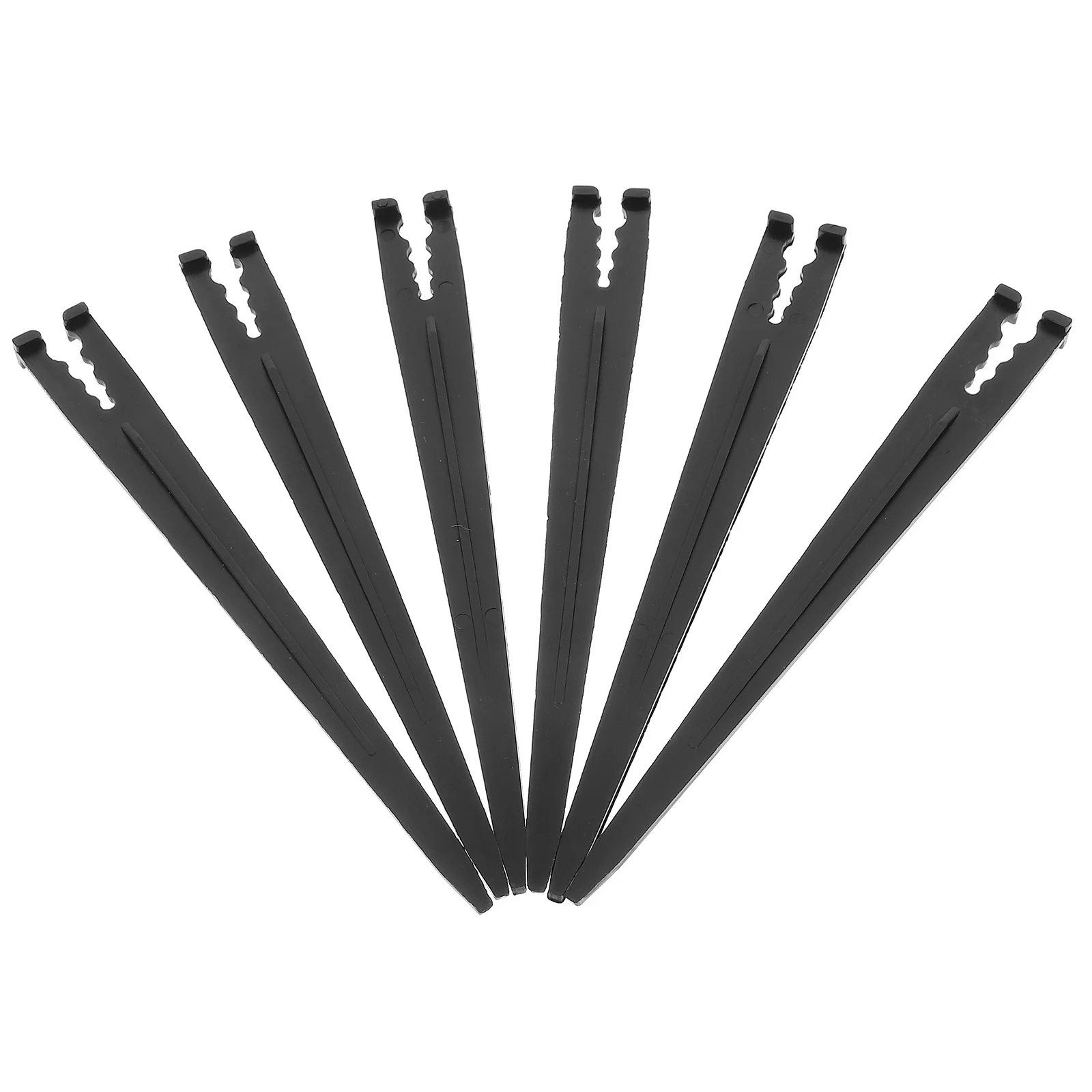 

100 Pcs Irrigation Support Stakes Garden Ground Nail Tool Plastic Pipe Drip Tubing Gardening Tools Pile Accessory
