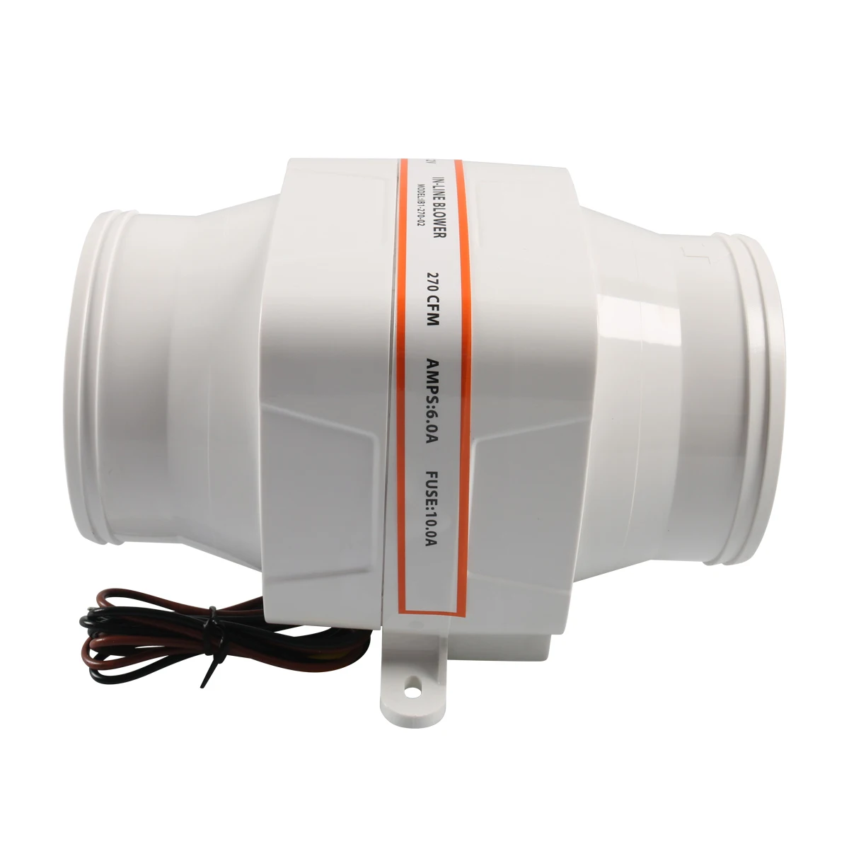 12 В 270 куб. футов в минуту Вентилятор для лодки 4-дюймовый линейный морской трюмный