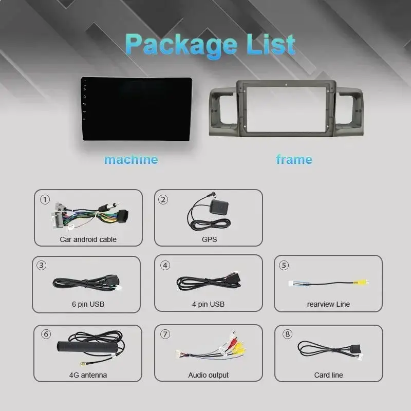 Android 14 2K QLED для Toyota Corolla E130 E120 2000-2004 BYD F3 автомобильное радио мультимедийный