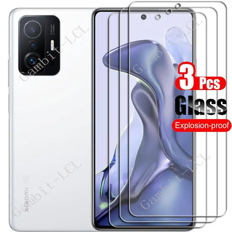 

Закаленное стекло 9H HD для Xiaomi 11T Pro, 3 шт., защитная пленка 6,67 дюйма для Xiaomi11TPro, Xiaomi11T, 11TPro, защитная крышка для экрана телефона