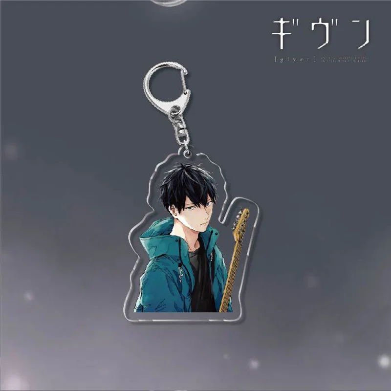 Брелок в стиле аниме с мультяшным принтом манга Yaoi Bl прилагается акриловый