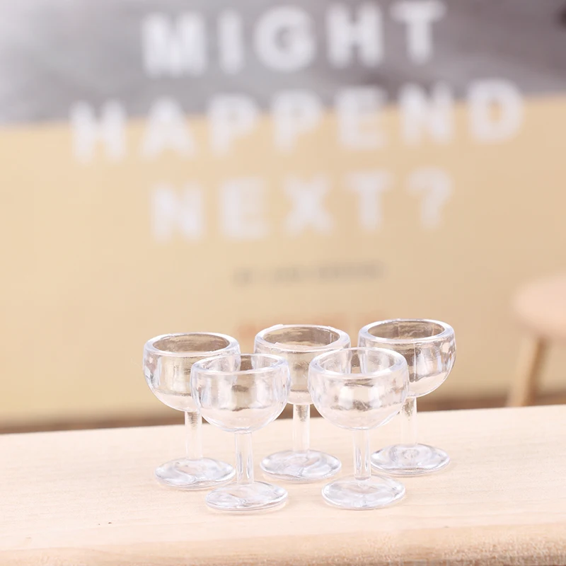 10 шт. 1/12 миниатюрный кукольный домик бокал для красного вина кухонная мебель