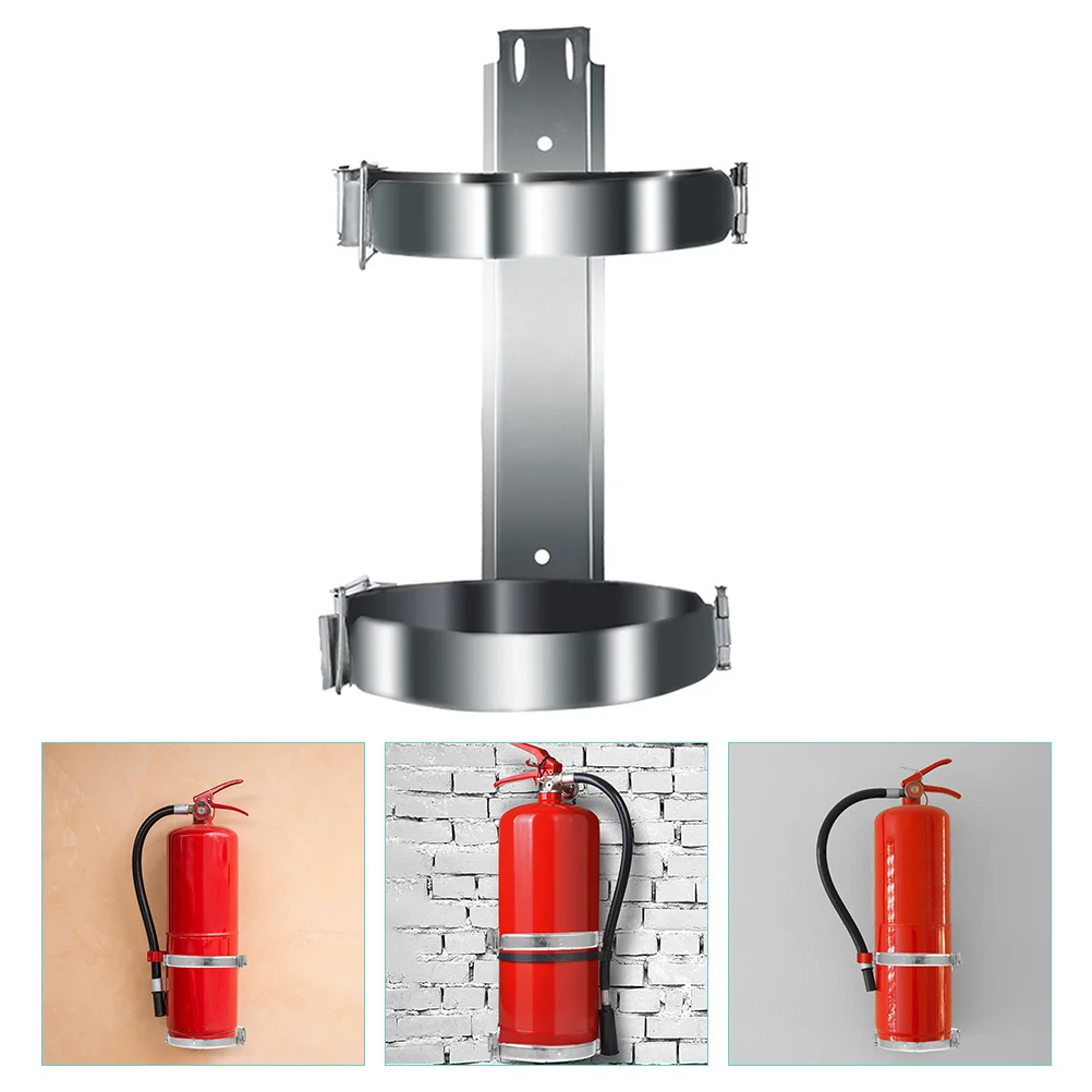 

2 Pcs Fire Extinguishers Rack Utv Mount Hanger Bracket Mounting Kit Galvanized Wall