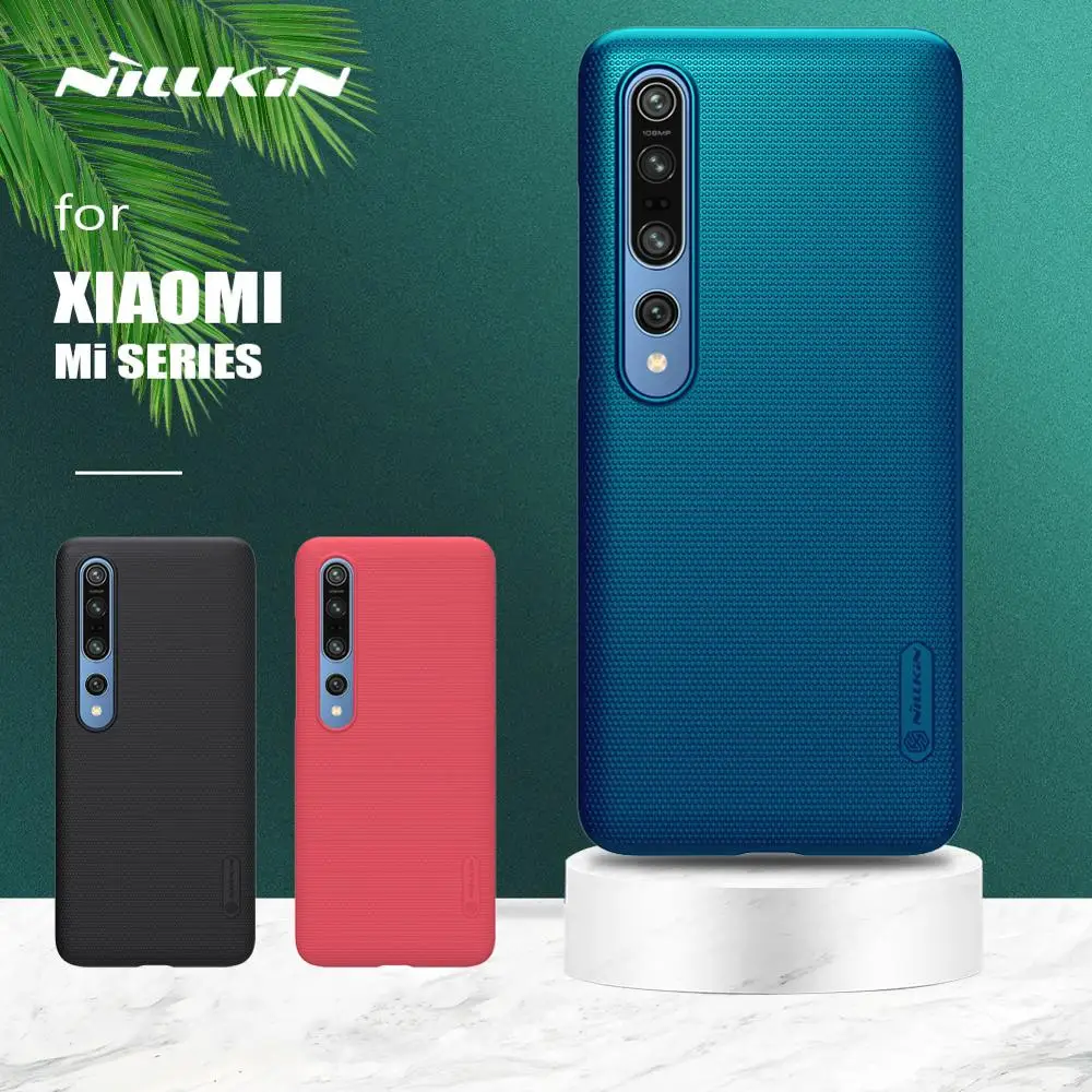 

for Xiaomi Mi 10 9 Lite 8 6 K20 9T Note 10 Pro Case Nillkin Super Frosted Shield PC Cover for Xiaomi Poco X3 NFC Mi9 Mi8 SE Case