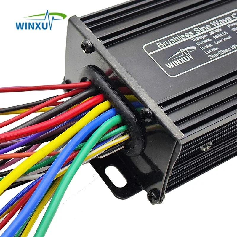 36 В 48 350 Вт 18 А бесщеточный двигатель FOC синусоидальный универсальный контроллер