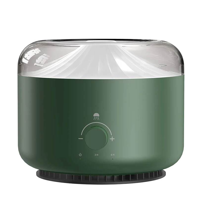

Electric Air Humidifier Decompression Ring Ultrasonic Cool Essential Oil Diffuser(Green)-EU Plug