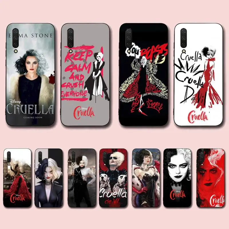 

Disney Cruella Phone Case for Xiaomi mi 8 9 10 lite pro 9SE 5 6 X max 2 3 mix2s F1