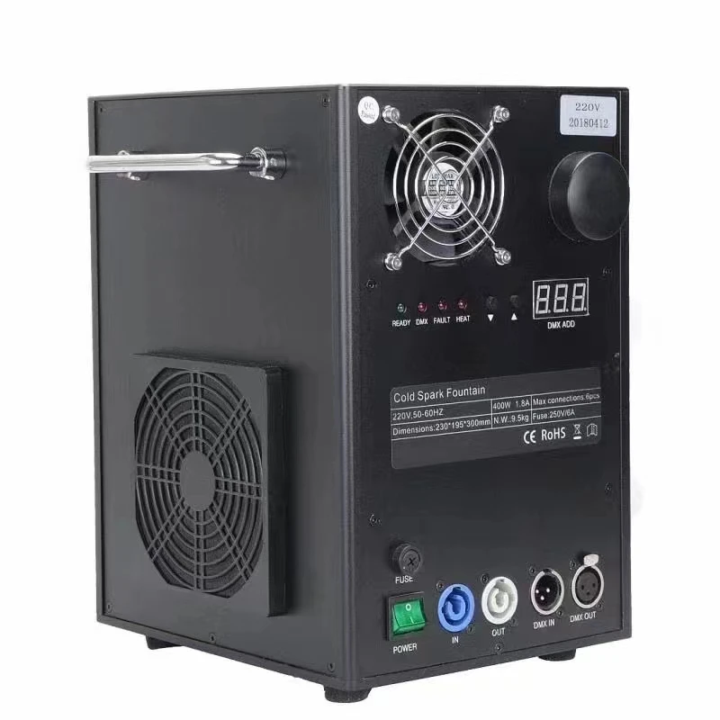 

10 pieces 2018 750W Cold Fireworks Stage Fountain Safe Fireworks Cold Sparklers Machine for Wedding Fireworks in Sale