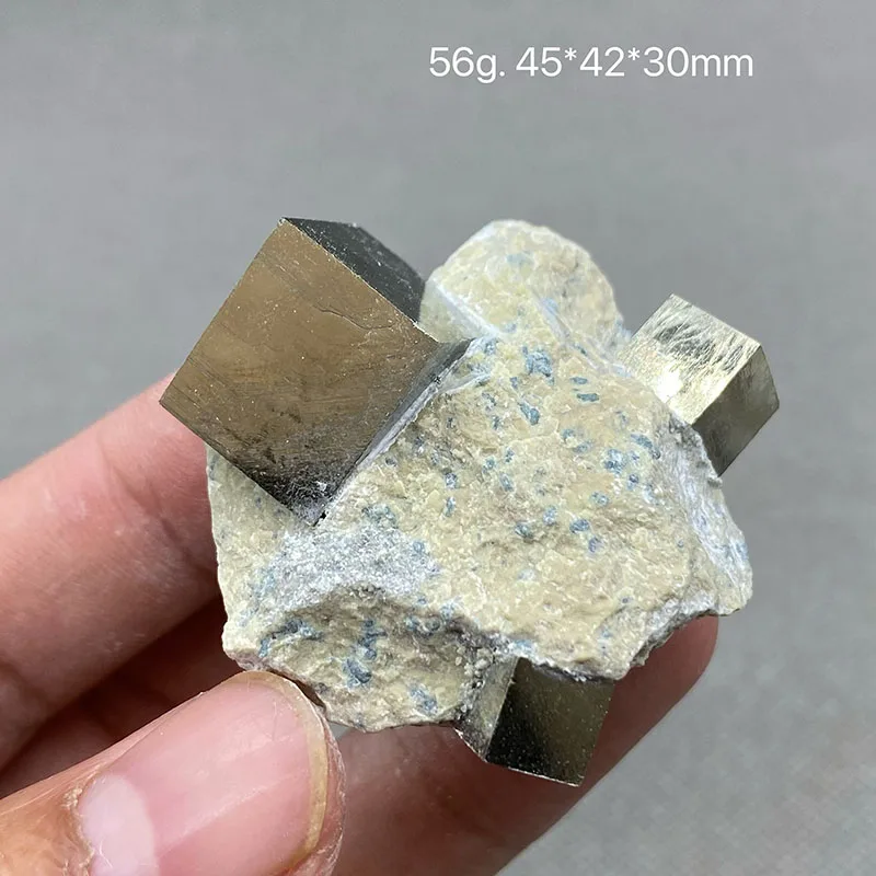 

100% natural Spanish Cuboid and cube pyrite mineral specimen stones and crystals healing crystals quartz gemstones 2#