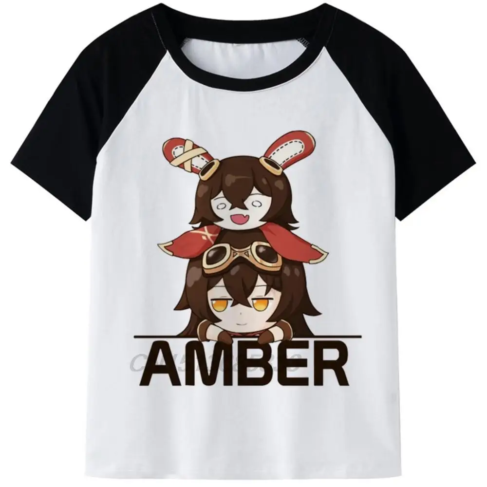 

Эмбер, аниме, Женская ламбинка, мужские винтажные женские топы, рубашки, Эмма, новинка, дизайнерские футболки с коротким рукавом