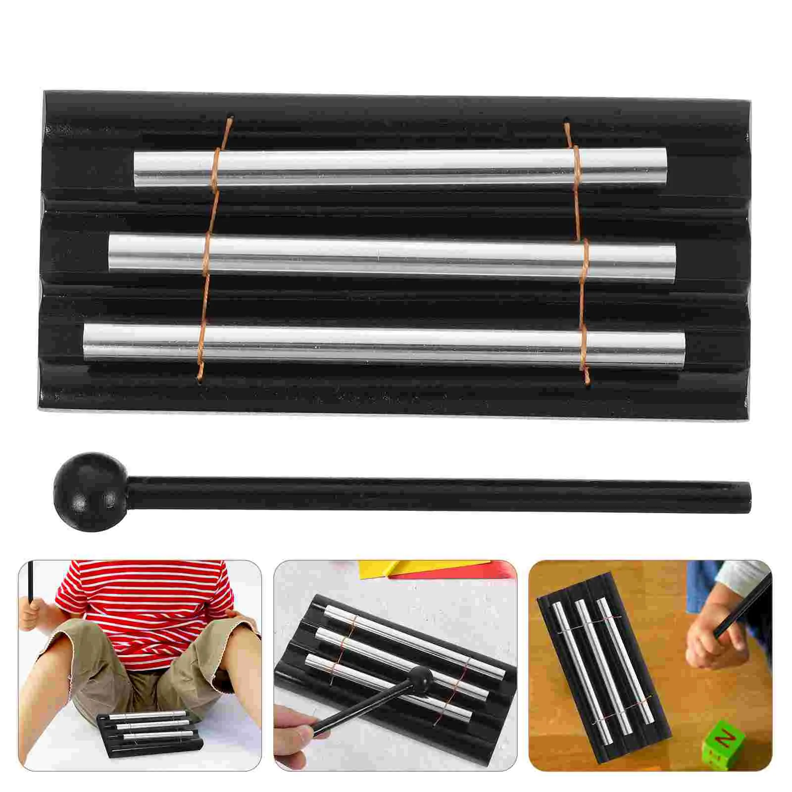 

Percussion Chime Mallet Wind Metal Tube Chimes Instrument Meditation Instruments Kit Adults