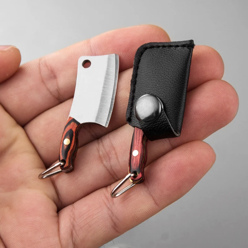 

Mini Pocket Knife Kitchen Knife Unboxing Portable Small Blade Wine Bottle Opening Paper Cutting EDC Fixed Blade Keychain Knife