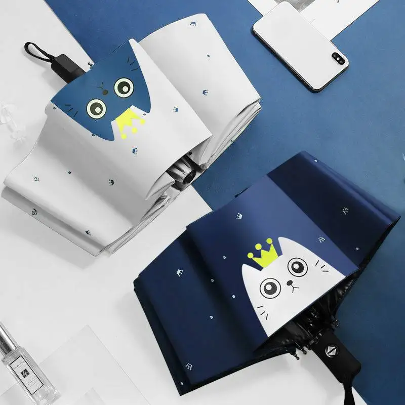 

INS Fully Automatic Sun Umbrella Sun Protection UV Protection Folding Umbrella Rain Women Beach Umbrella Outdoor Umbrella