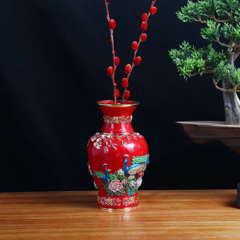 SHINNYGIFTS ваза с двойным драконом ручной росписи декоративная коробка роскошное