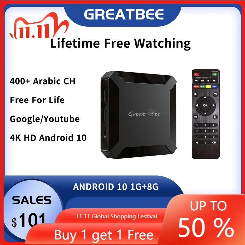 Лидер продаж 2022 года ТВ-приставка Great Bee для IP-ТВ самые популярные телеприставки и
