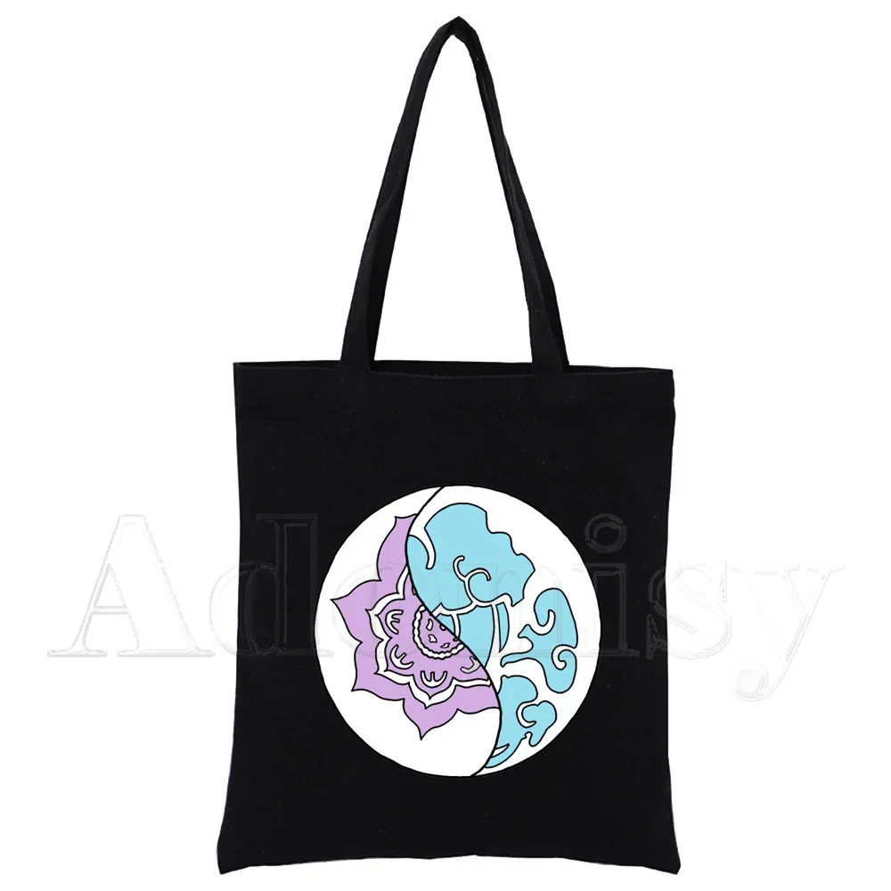 Холщовая Сумка-тоут Mo Dao Zu Shi с принтом повседневные женские Экологичные сумочки