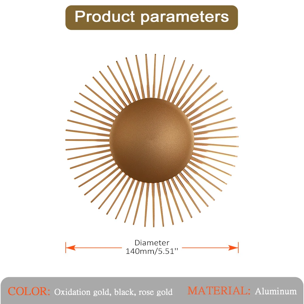

Настенный светильник Artpad золотого цвета