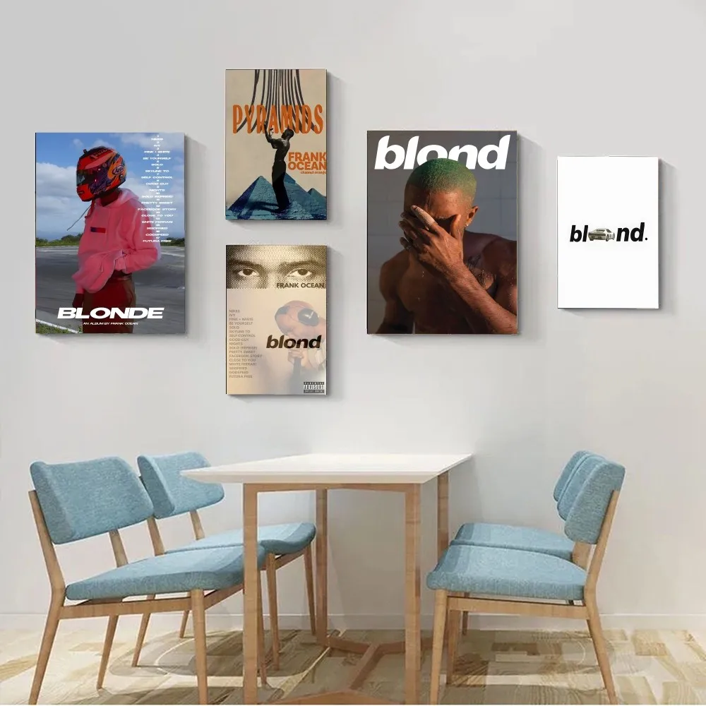 A-Frank_Ocean постер без рамки из крафт-бумаги для клуба и бара искусство живопись