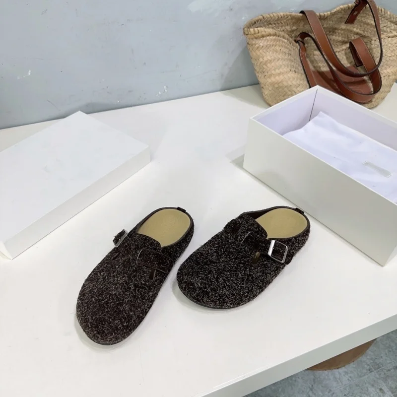 Высокое качество ~ 2024 осень и зима простая модная замшевая полусумка из коровьей