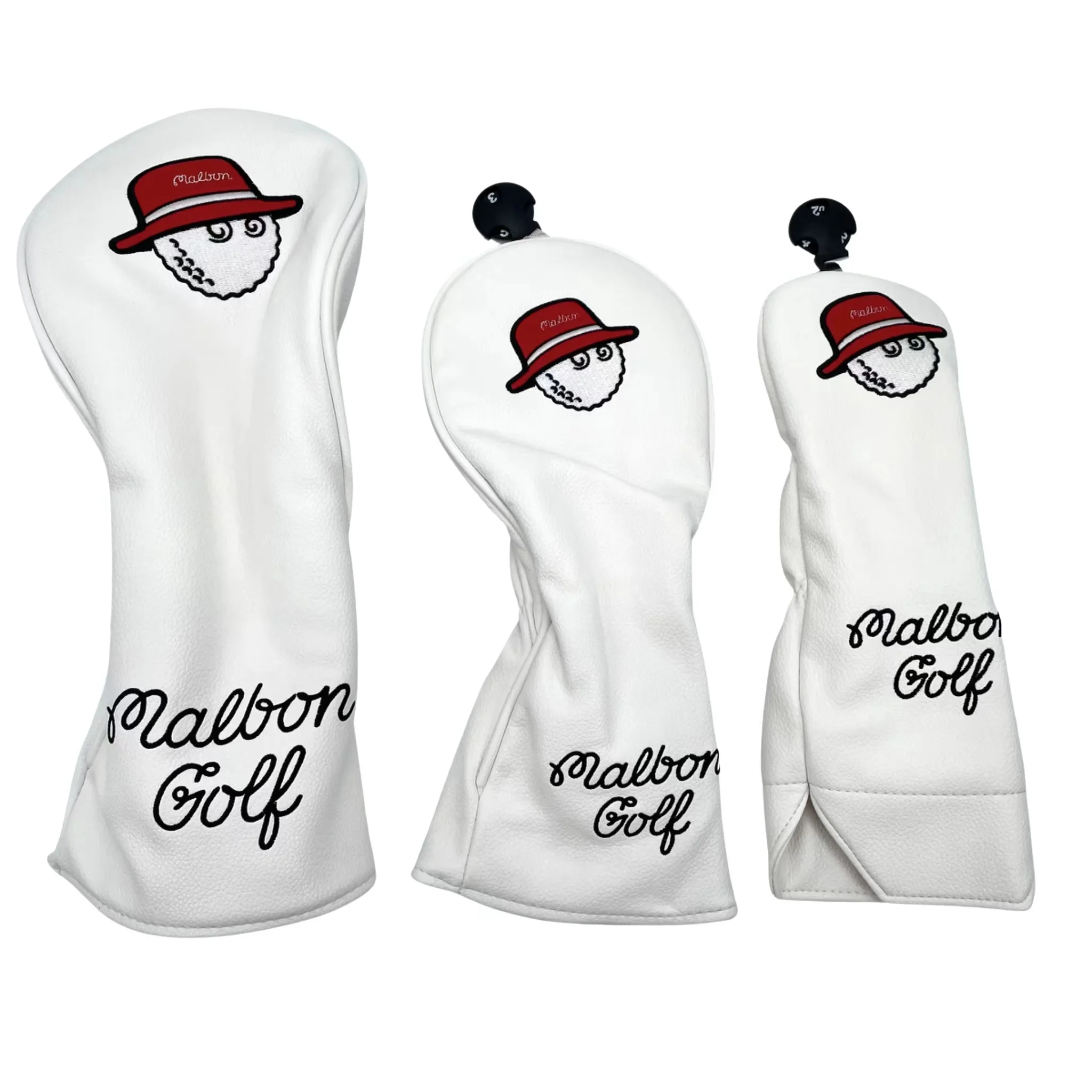 Golf Club #1 #3 #5 Fisherman's Hats Design Driver Fairway Woods Hybrid Putter And Mallet Putter Headcover Golf Head Covers