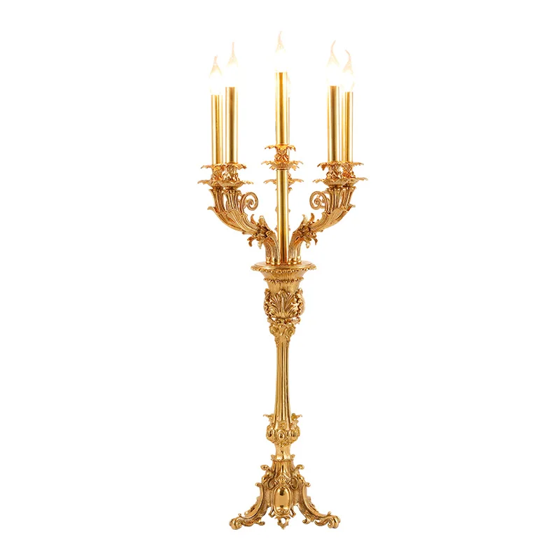 DINGFAN в европейском стиле полностью медная свеча крыльцо гостиная кабинет офис