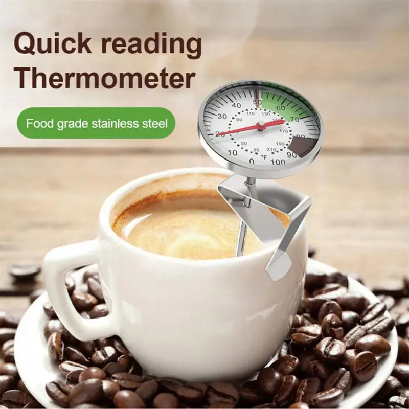 

5 Inch Dial Thermometer 0-100°C Quick Read Milk Stainless Steel Kitchen Food Thermometer Tools Fizoo