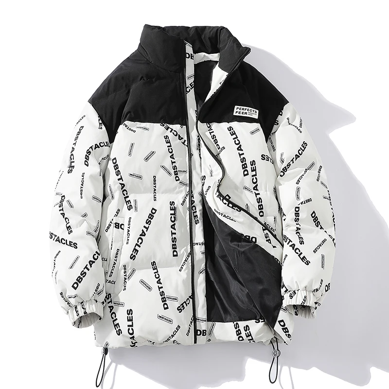 Stand collar jacket jacket men's Hong Kong Style autumn thin stitching trend cardigan jacket casual coat