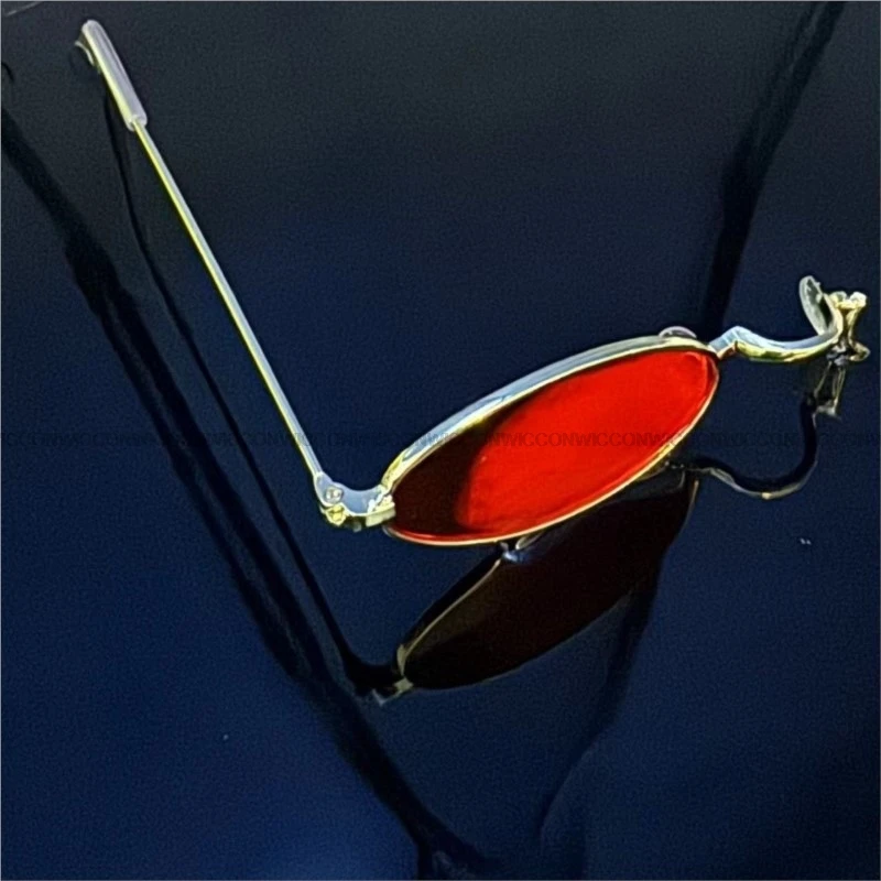 Очки для косплея аниме hasbin отеля Аластора перчатки карнавальные красные очки с