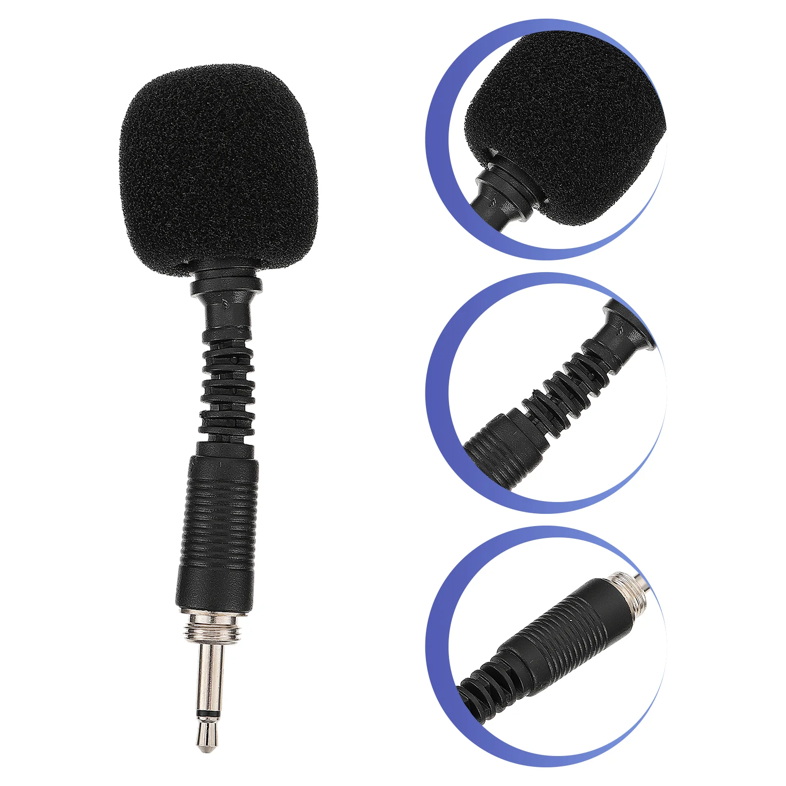 

2 PCS Omni-directional Noise Reduction Small In-line Microphone Tablet Phone Microphone