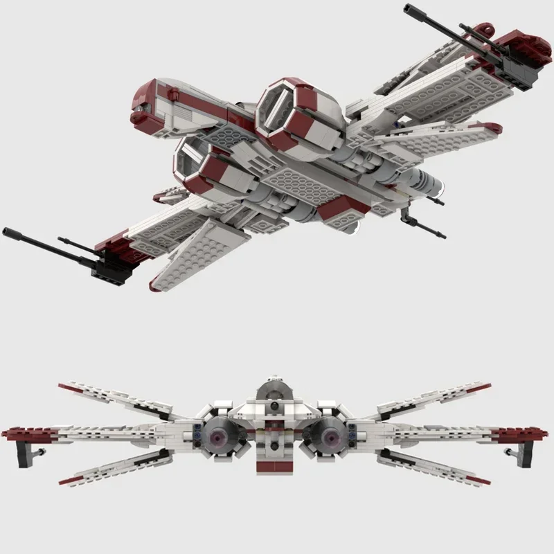 MOC ARC-170 Звездный истребитель собранный V-Wing разведывательный самолет