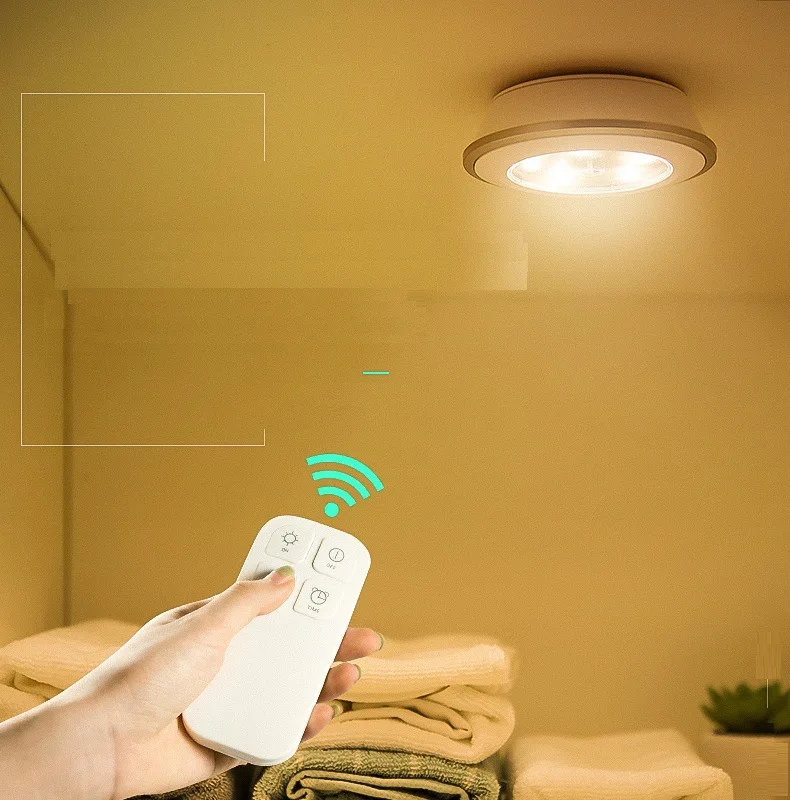 

Bedroom Bedside LED Lamp USB Rechargeable Night Light Novel Wireless Remote Control Lamp Wardrobe Display Cabinet Lamp