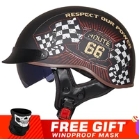 motorcycle helmet safety motorcycle accessories retro vintage capacete de moto open face helmet outdoor travel capacete moto