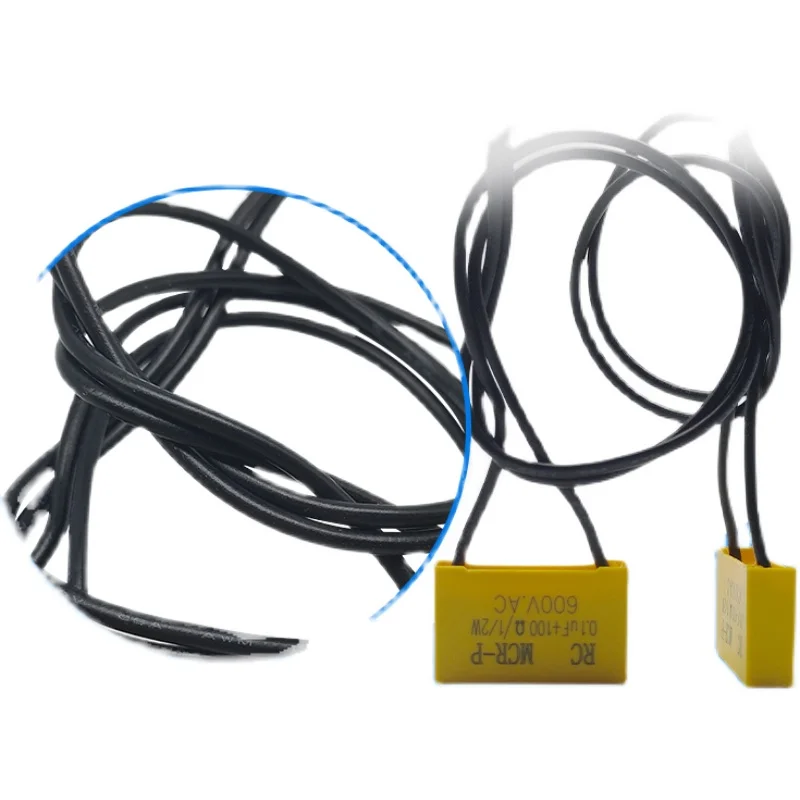 10 шт. RC дуговой прерыватель 0 1 мкФ100R1/2 Вт 600 В контактор реле