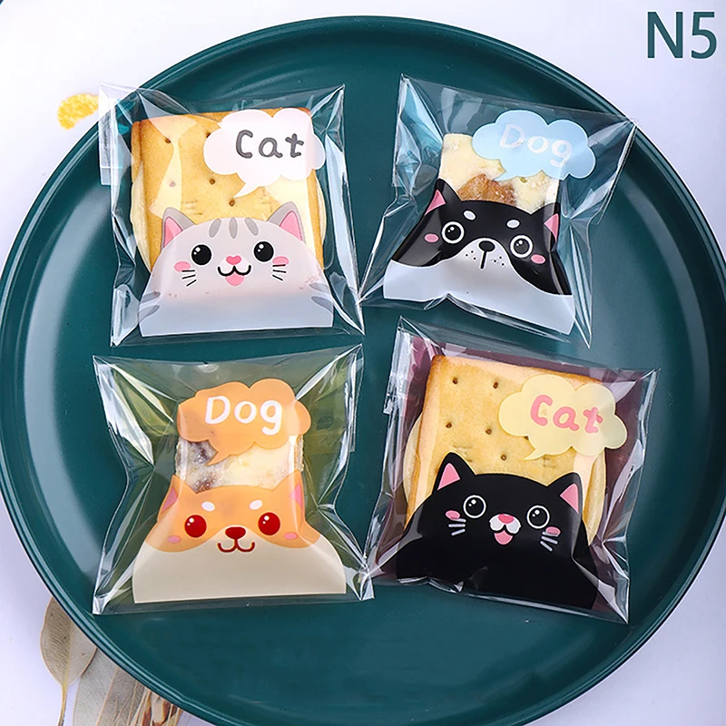 

Мини-пакеты для печенья с мультяшным котом SHNGki