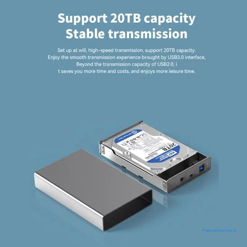 Внешний 2 5-дюймовый 3 корпус SSD/HDD из алюминиевого сплава быстрая передача данных 5