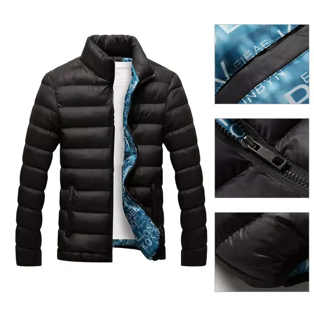 New2022 Great Padded Extra Thick Winter Down Coat Solid Color Men Down Coat Extra Thick   for School