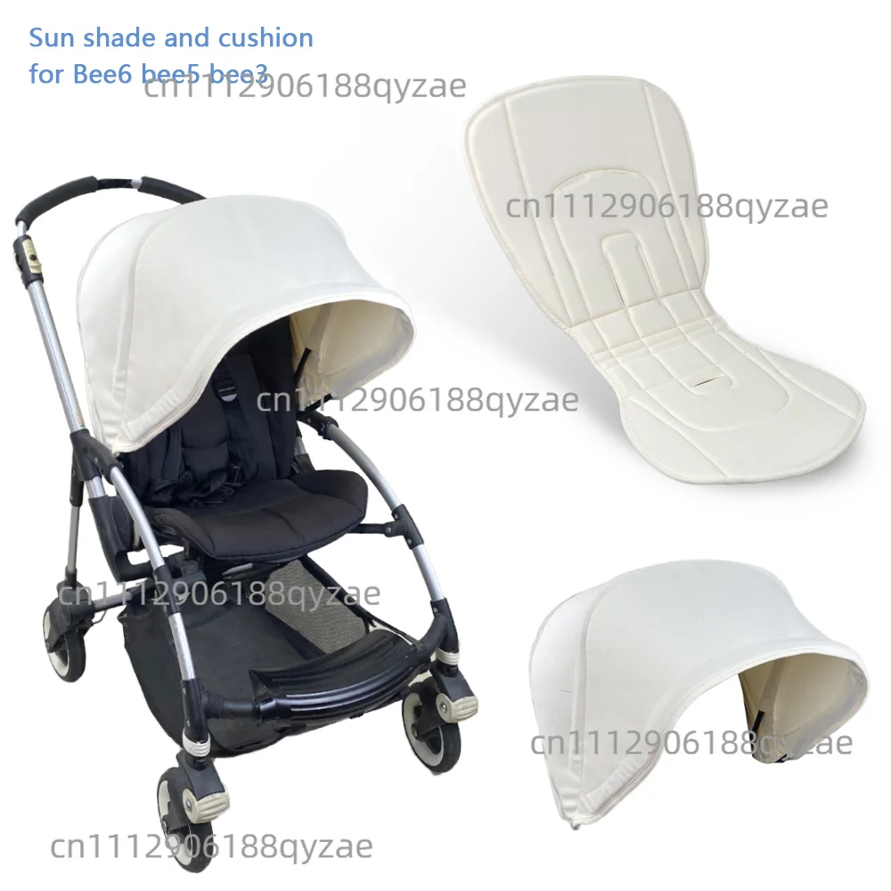 Фото Навес и подушка для сиденья для колясок Bugaboo Bee6, Bee5, Bee3, аксессуары для колясок с защитой от ультрафиолета №1