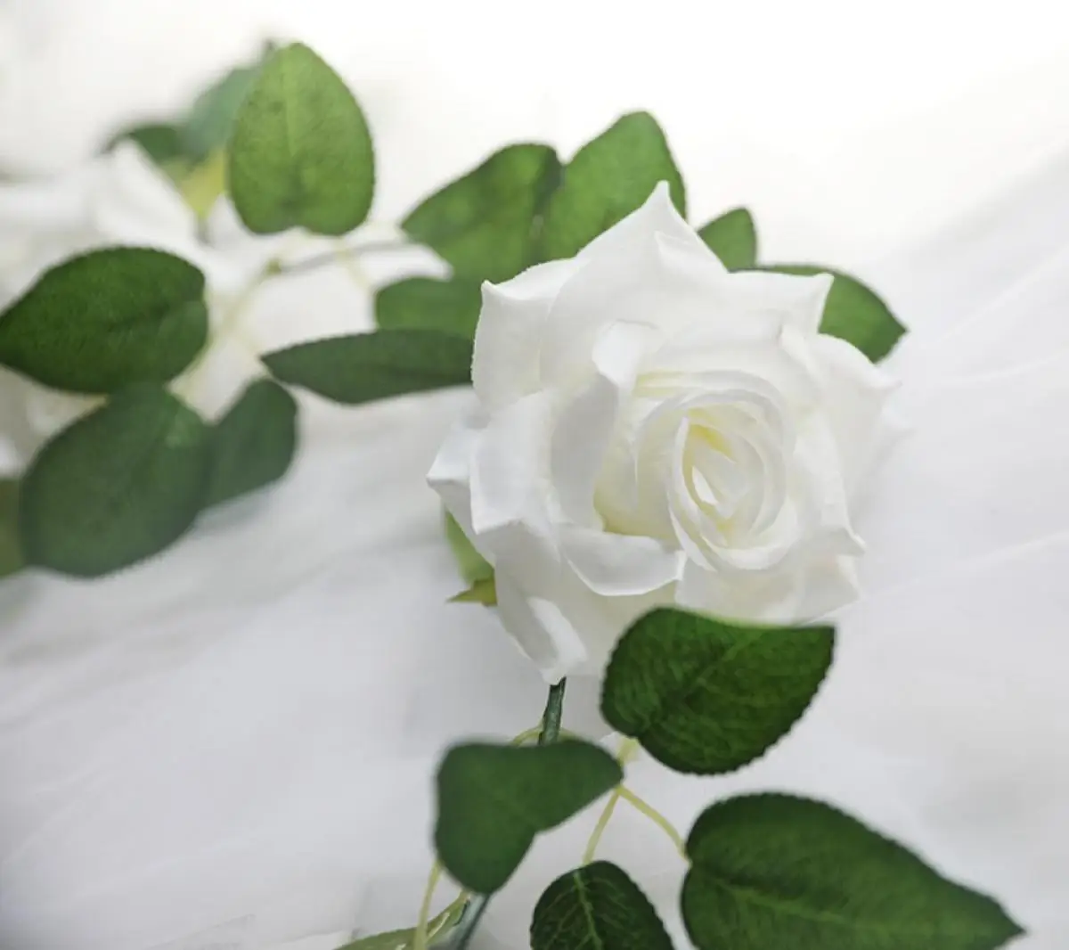 

9 Heads 2M Imitation Rose Vine Wedding Decoration Curling Rose Vine Hanging Home Decoration Balcony Vine Hanging