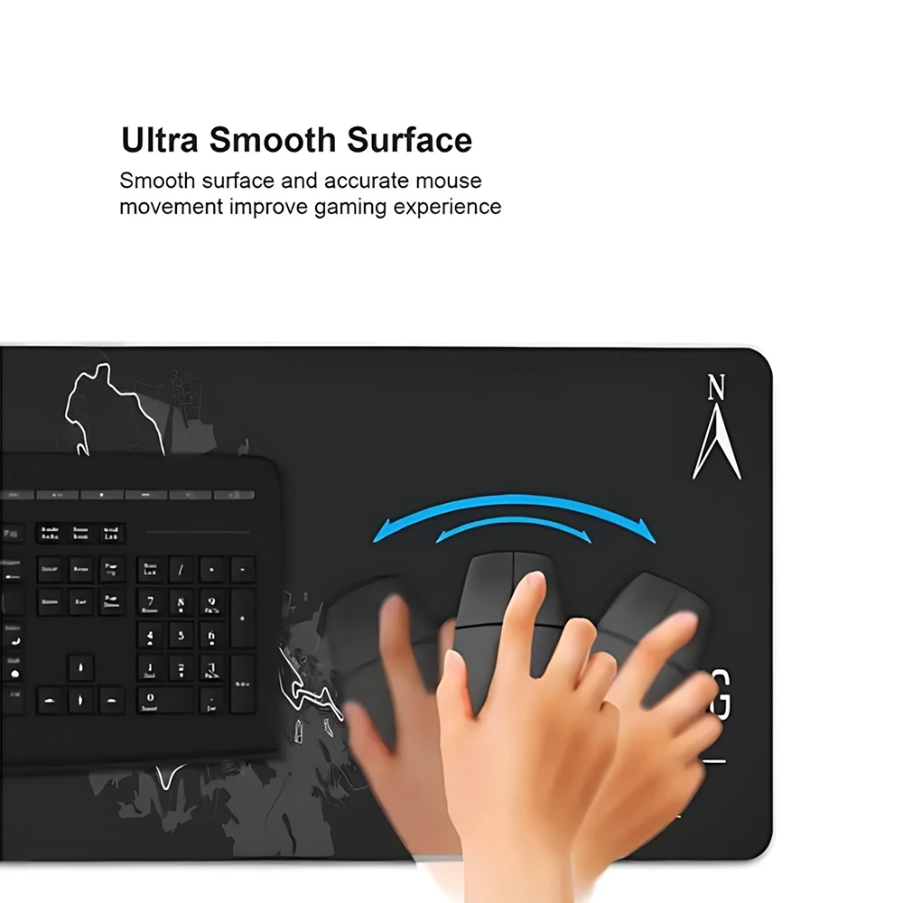 Коврик для мыши FANTECH MONTION PAD MMT451, нескользящий игровой коврик для настольного компьютера, кожаный, легко чистящийся коврик для ПК, ноутбука, настольного компьютера (art.: 3920dc3537cb7) - 3920dc3537cb7