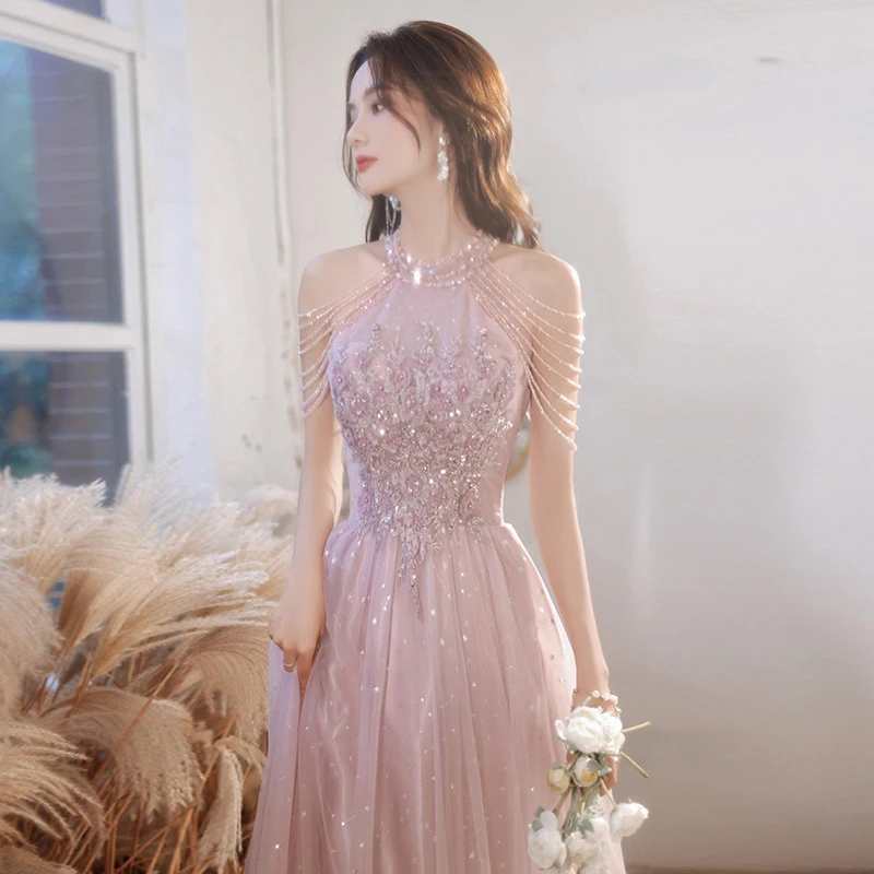 

Женское вечернее платье, ярко-розовое платье в стиле знаменитостей, банкетное платье подружки невесты, обручальное платье для приема гостей на день рождения, 2023