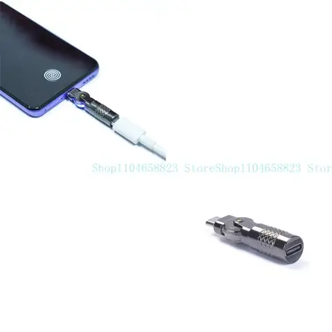 XINYUANSHUNTONG Адаптер Type C to USB 90 градусов алюминиевый